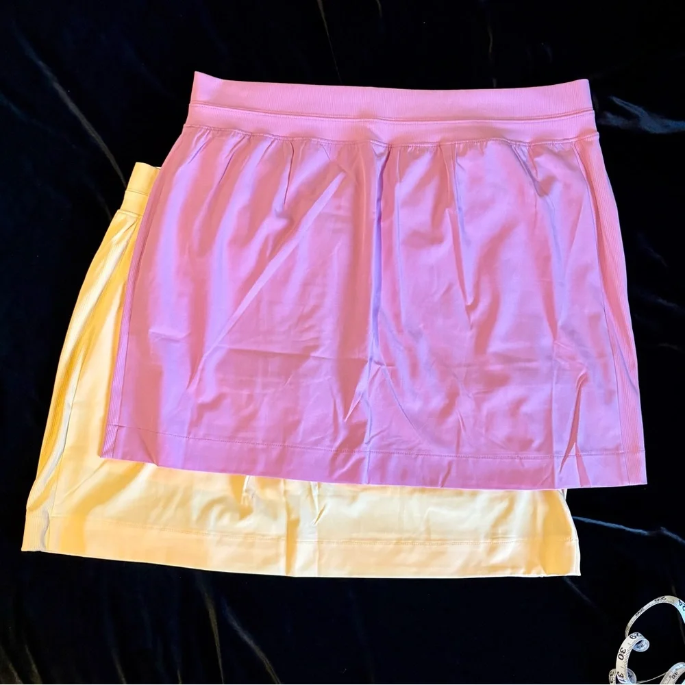 Member's Mark Active Skorts Bundle in Yellow and Pink XL - Picture 3 of 5